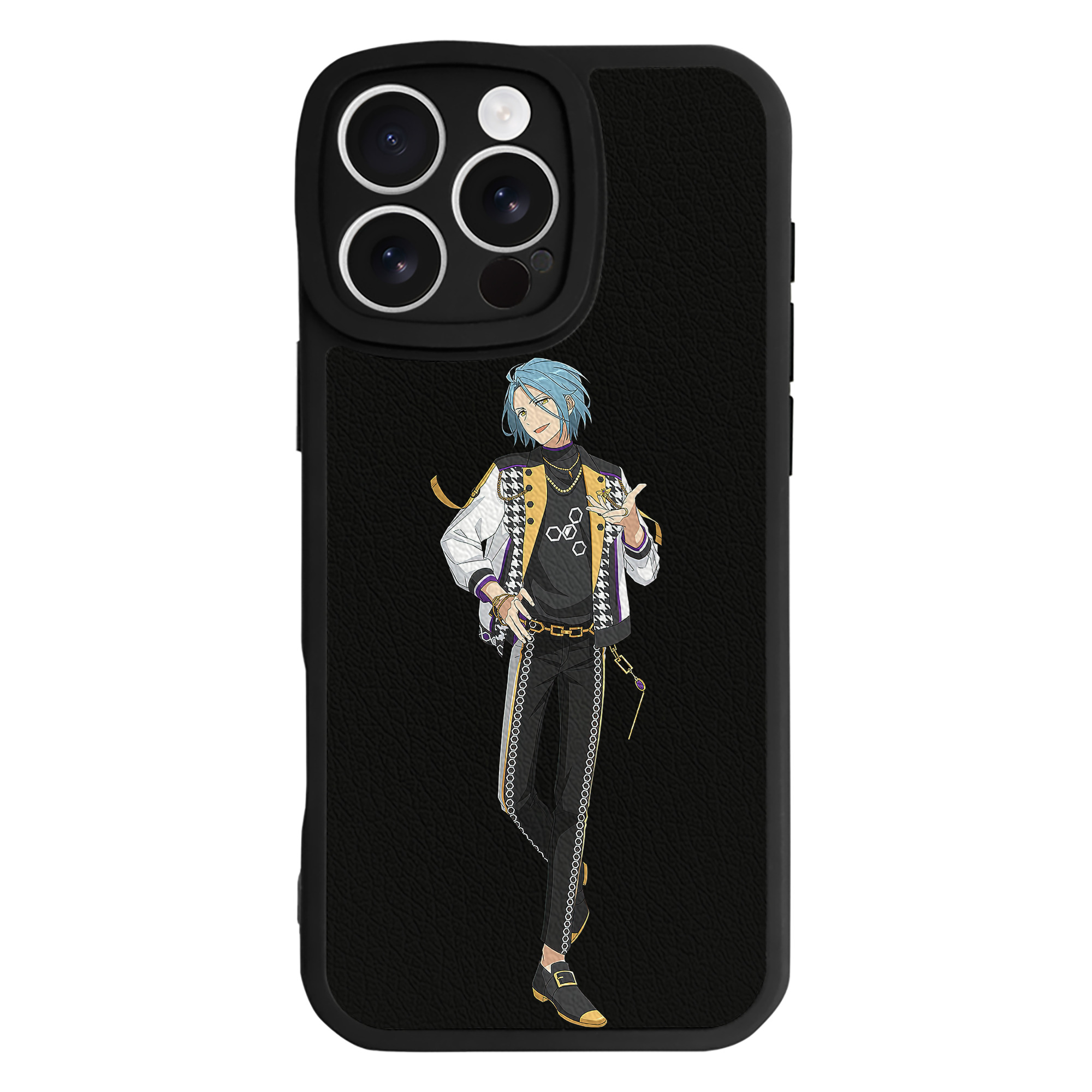 （画像用） あんさんぶるスターズ! Ensemble Stars 【iPhone 16シリーズ対応】シリコンスマホケース（レザー調） 材質：シリコン